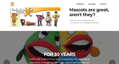 Desktop Screenshot of aardvarkmascots.com